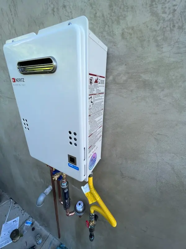 Tankless water heater installation for Briars homes